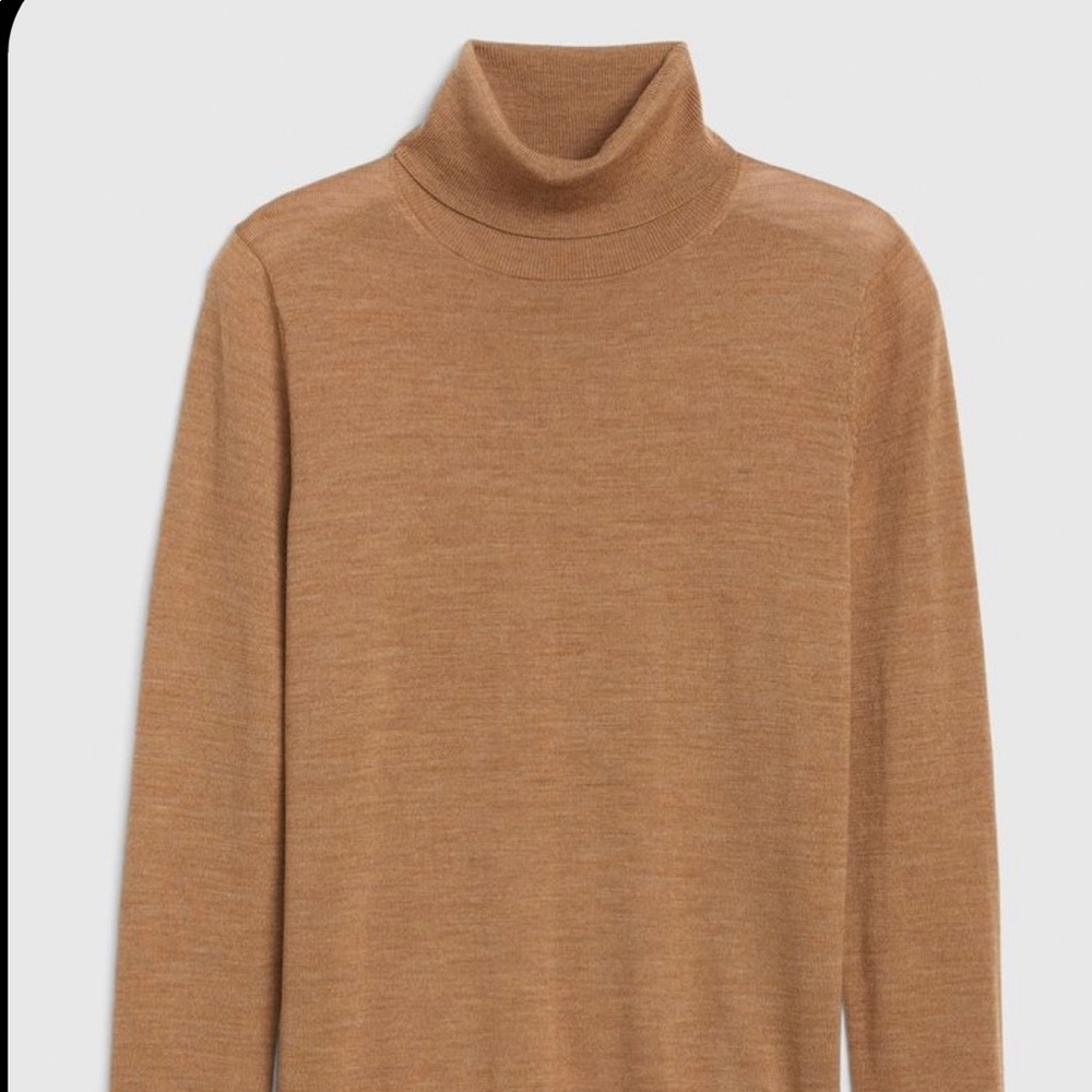 NWOT Camel turtleneck sweater